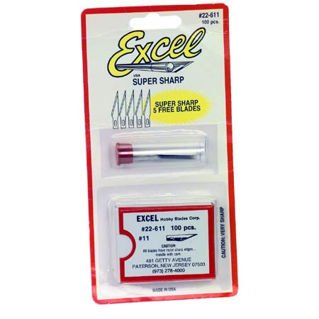 Excel Pointed Blade-B11 100 Pack EXC22611