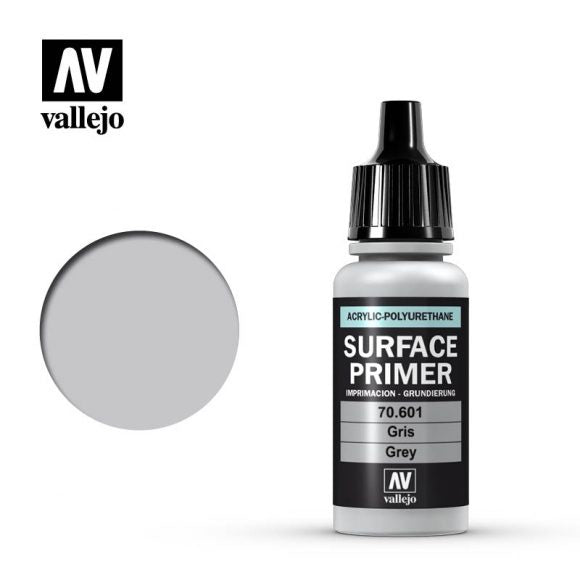 VAL70601 Acrylic Polyurethane Primer - Grey (17ml)