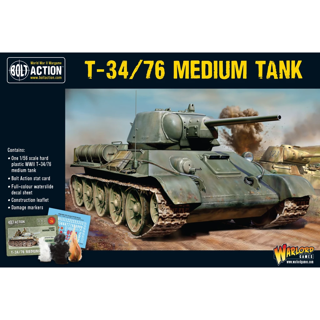 Bolt Action T34/76 Tank WLG-402012015 by Warlord Games