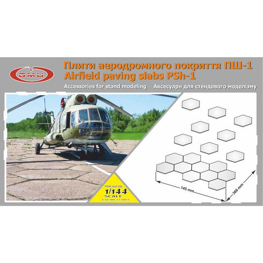 Airfield Paving Slabs PSH1 (Boxed) 1/144 #144001 by GMU Models