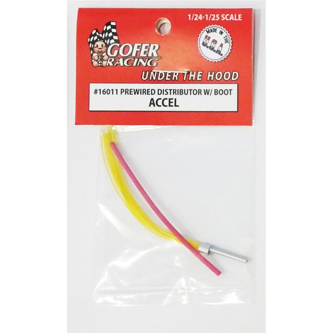 Prewired Distributor With Boot Accel 1/24 by Gofer Racing