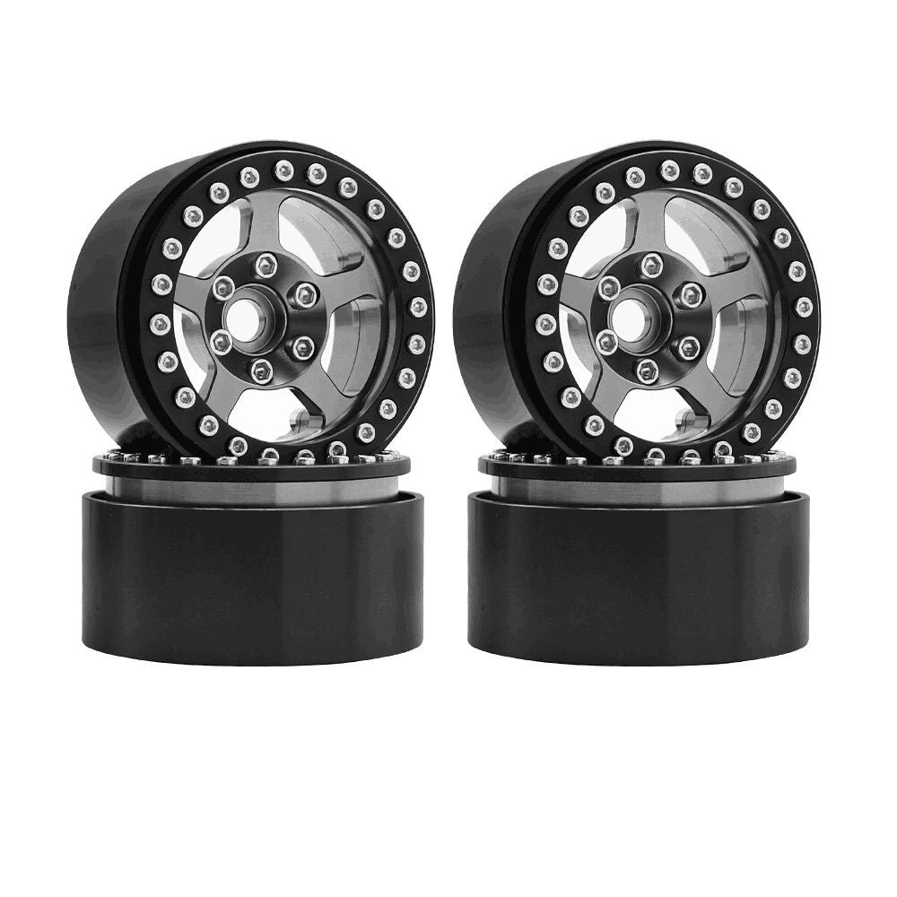 Wheels (4): 1.9" - Aluminum Assorted Colours HDTCW03002