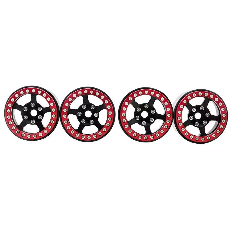 Wheels (4): 1.9" - Aluminum Assorted Colours HDTCW03002