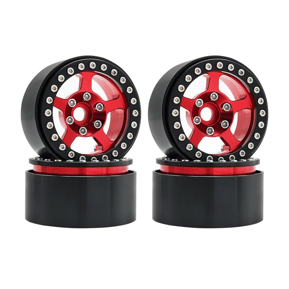 Wheels (4): 1.9" - Aluminum Assorted Colours HDTCW03002