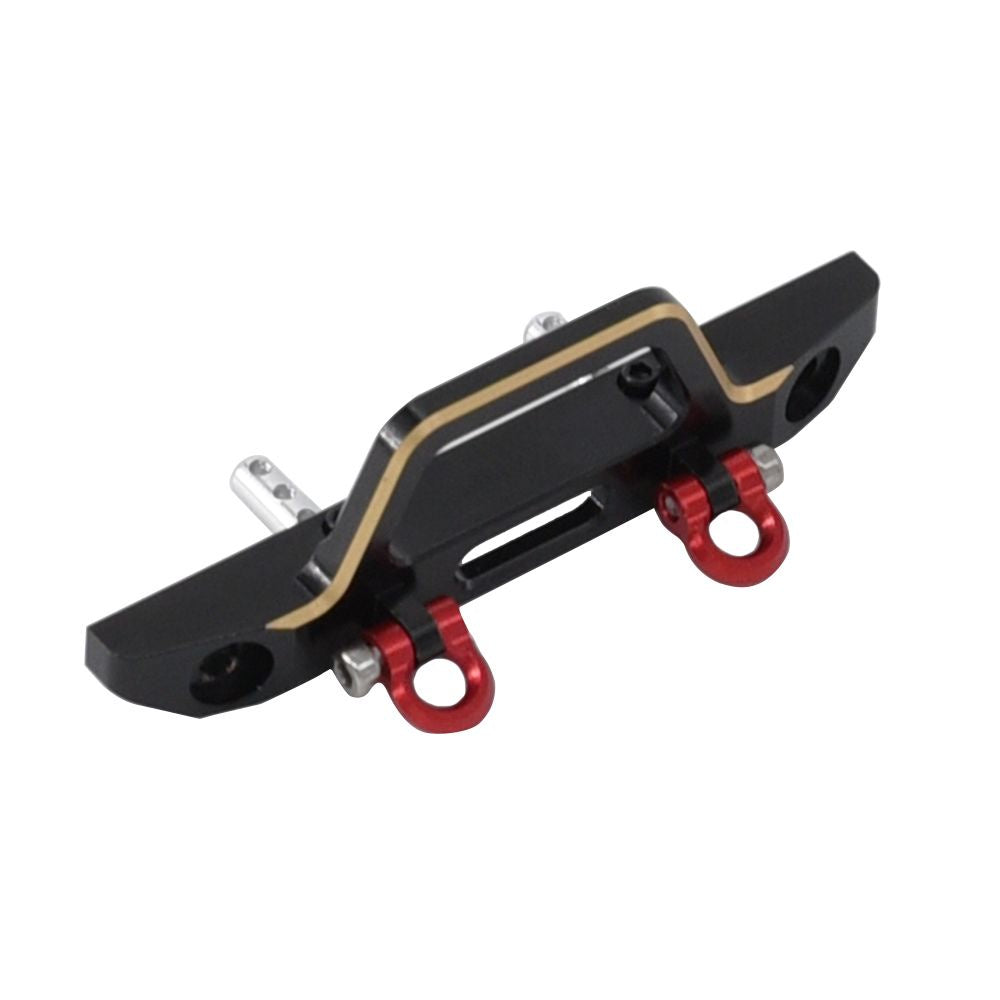 Bumper Front (1): Black/Gold Aluminum - HDTSCX24-66