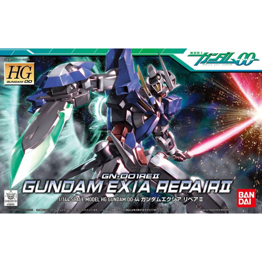 HG 1/144 Gundam 00 #44 GN-001REII Gundam Exia Repair II #5055733 by Bandai