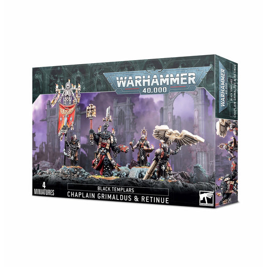 Black Templars: Chaplain Grimaldus and Retinue