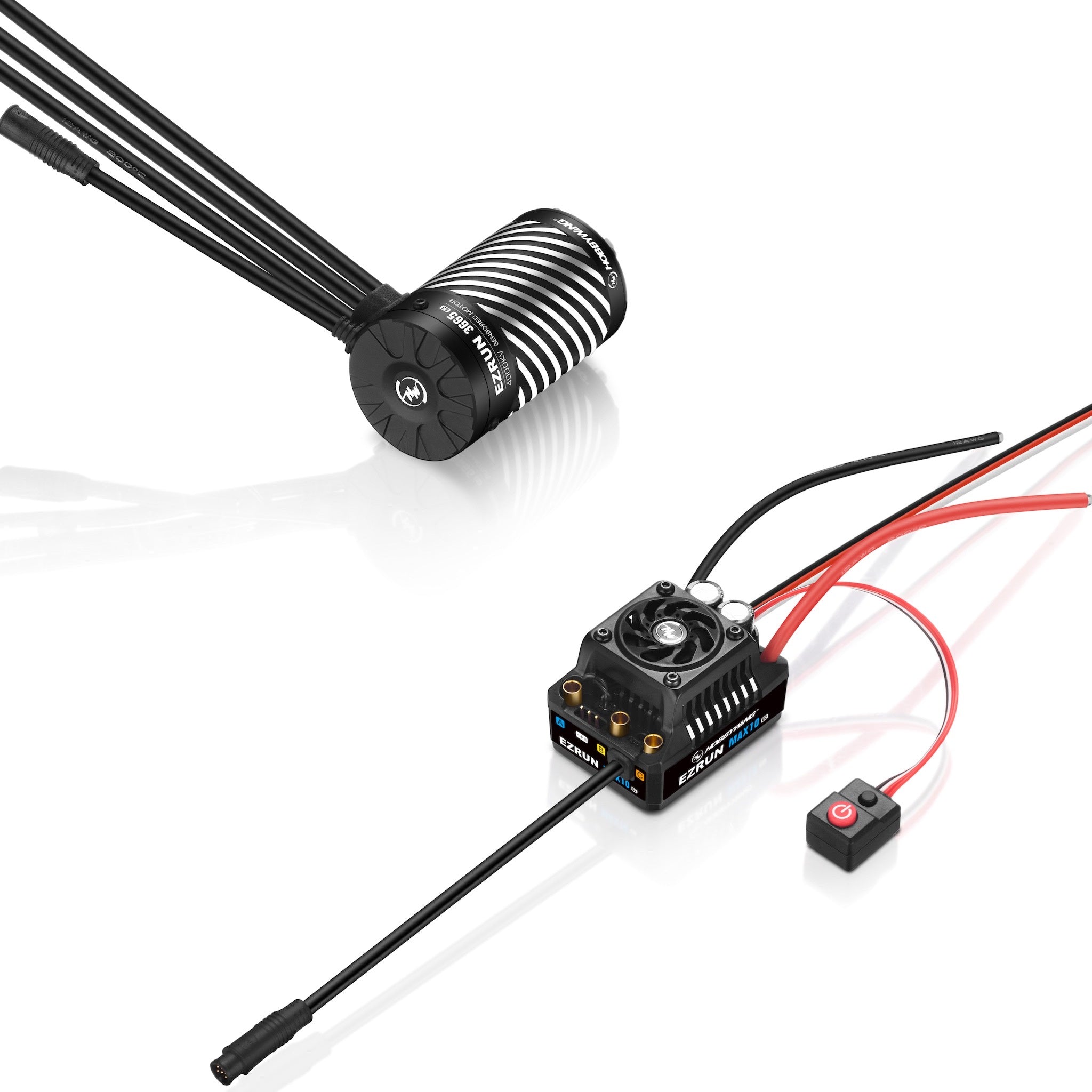 Hobbywing EZRun MAX10 G2 140 Amp Sensored Brushless Waterproof ESC/3665SD Motor Combo (4000kV) - HWI38020345