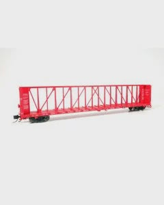 Rapido N NSC Centerbeam Flatcar: CP Rail - Red: Single Car #562004A
