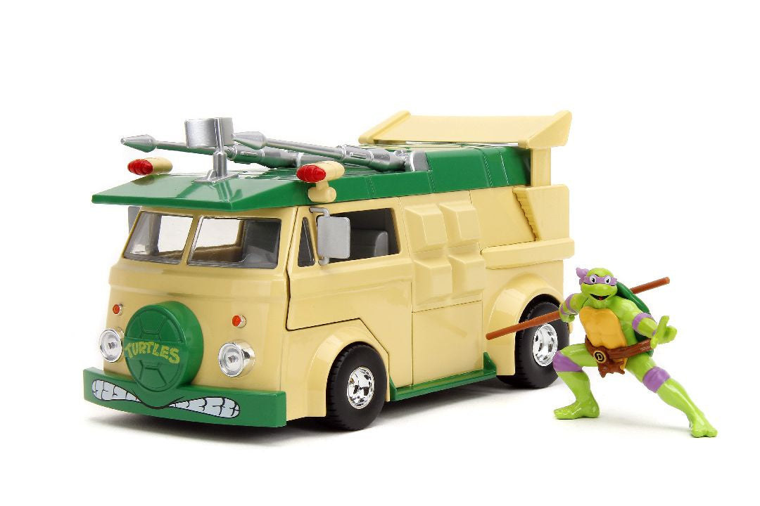 Jada Hollywood Rides Party Wagon W/Donatello (TMNT) 1/24 #34529