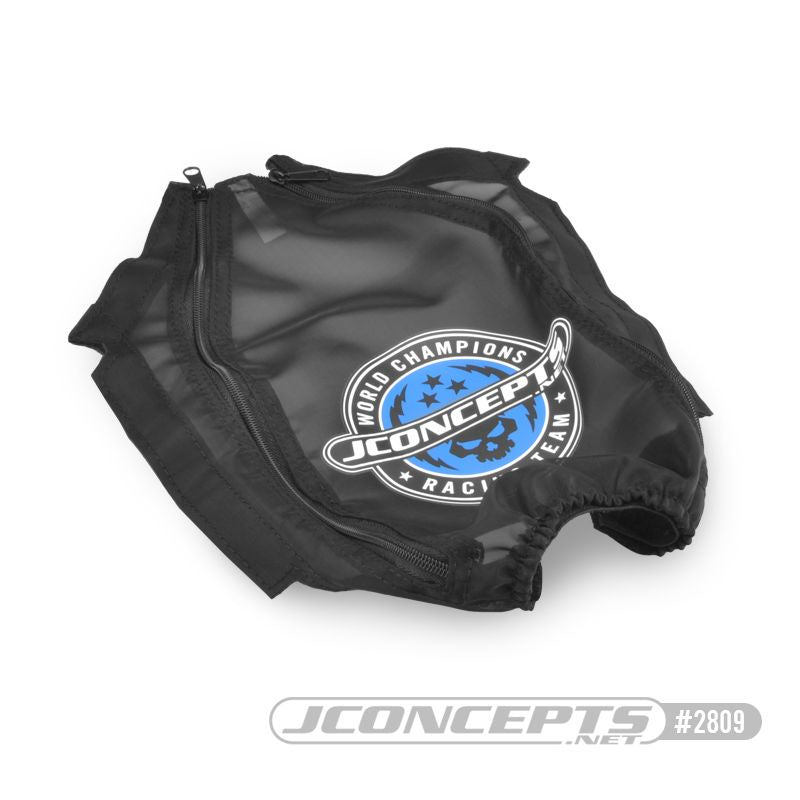 JConcepts Rustler 4x4, mesh, breathable chassis cover (Fits - Traxxas 4wd Rustler vehicles)