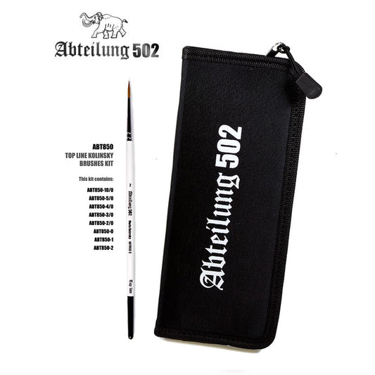Abteilung502 Brush Set  Top Line Deluxe Marta Kolinsky (8 pcs) - ABT850