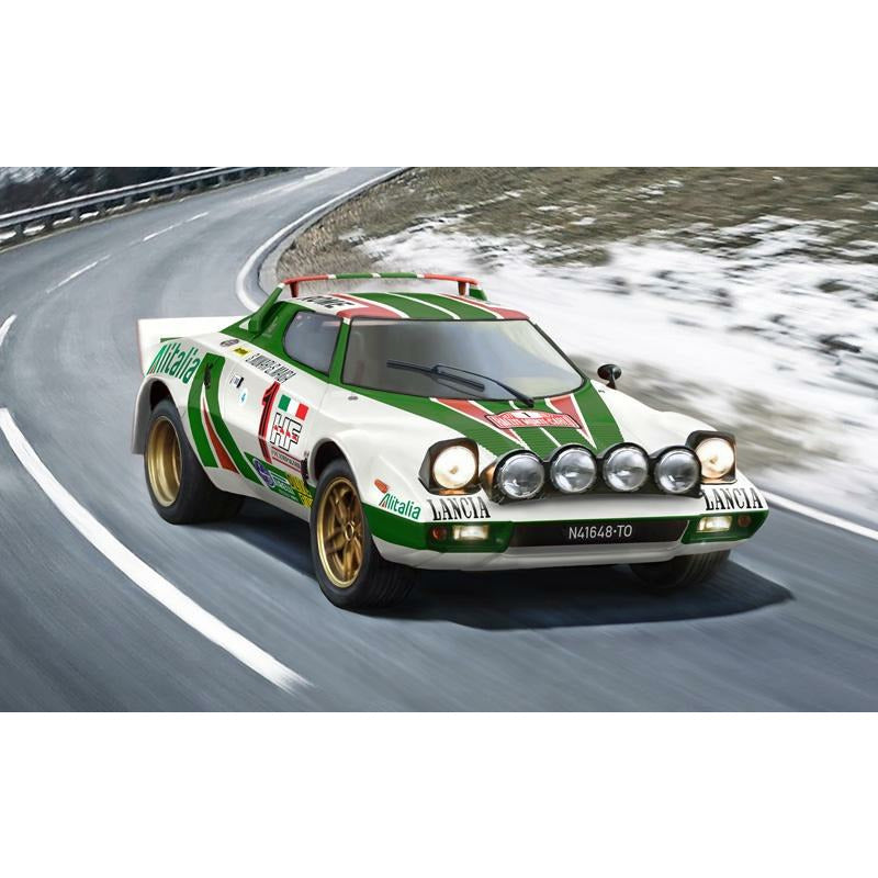 Lancia Stratos HF 1/24 Model Car Kit #3654 by Italeri