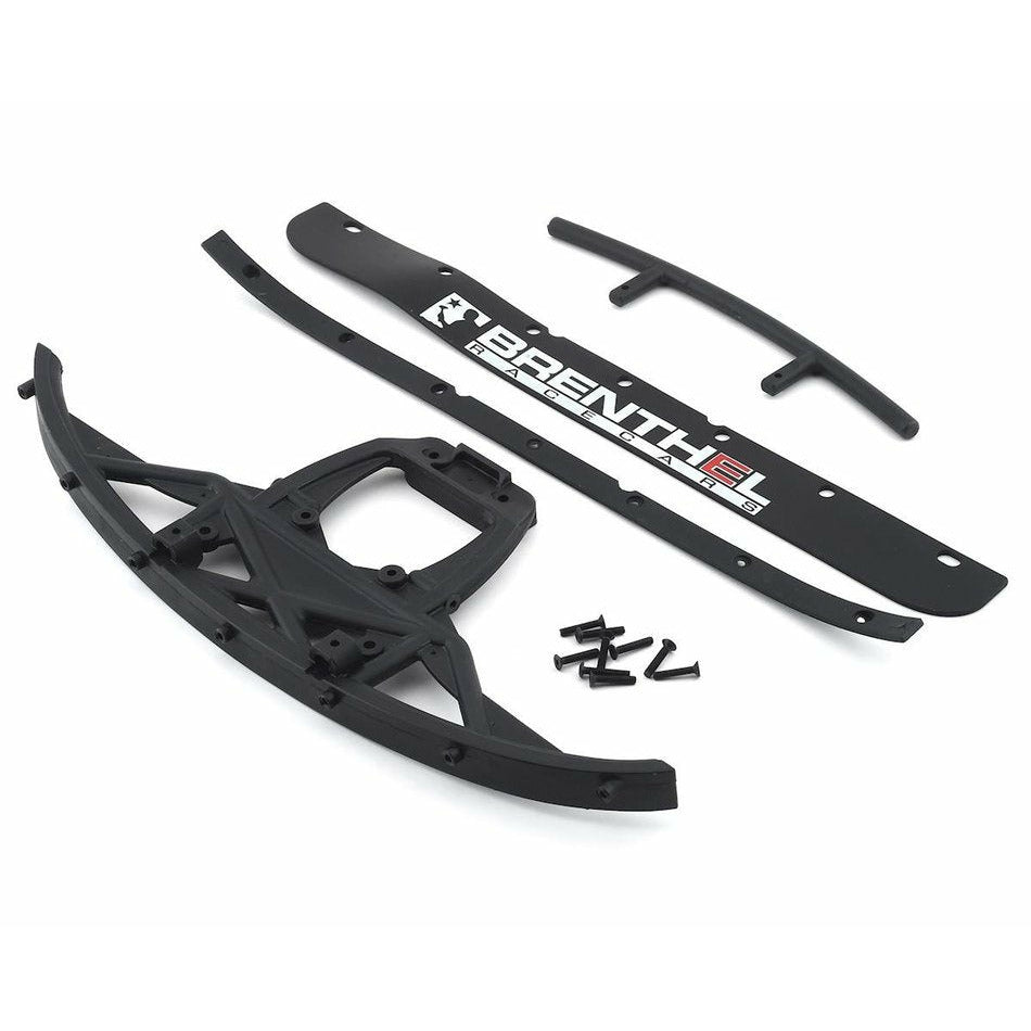 LOS251105 Front Bumper and Rubber Valance: SBR 2.0