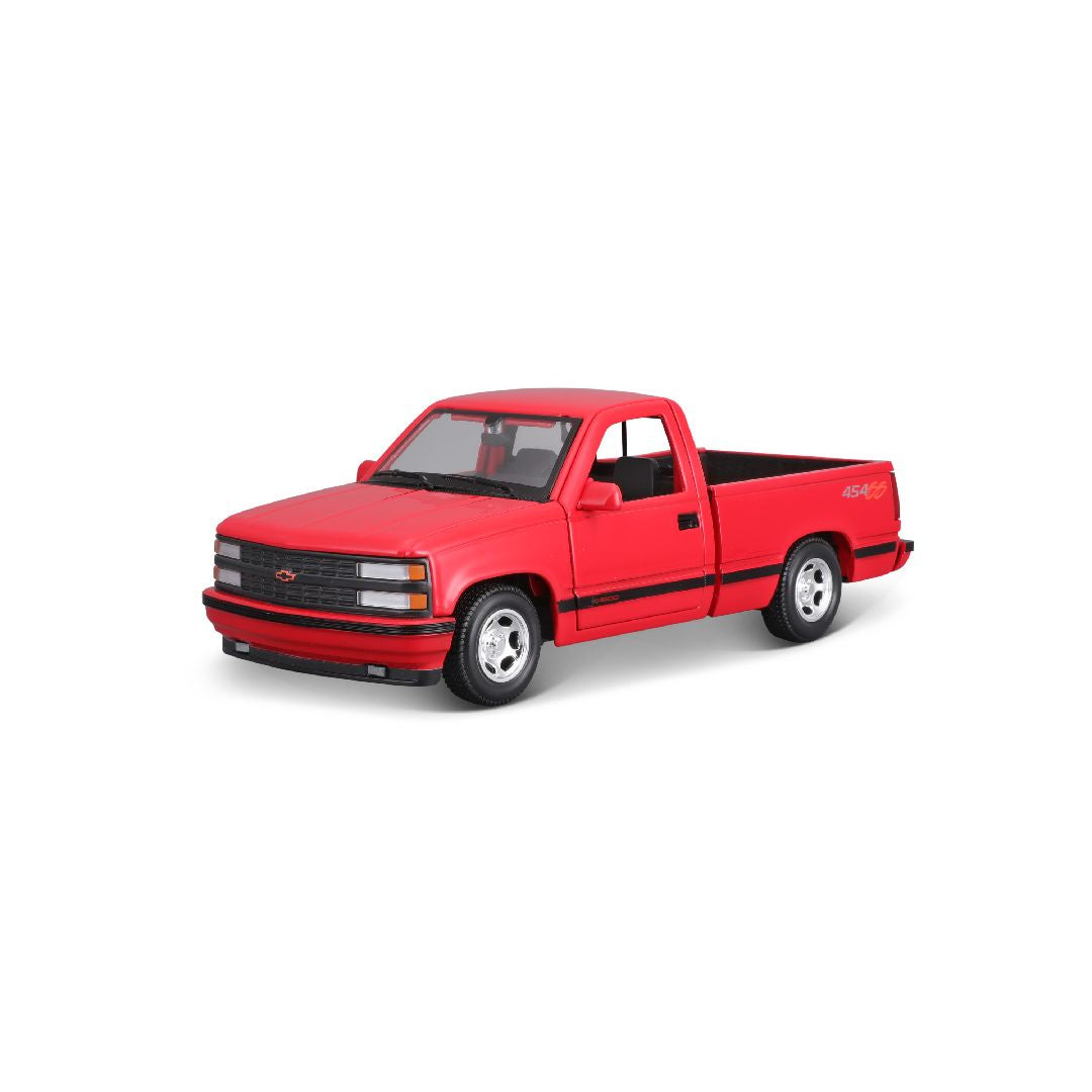 Maisto 1/24 AL 1993 Chevrolet 454 SS Pick-up (Red) - MAI39239