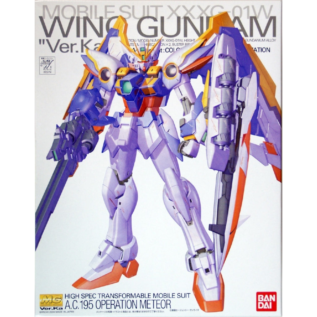 MG 1/100 XXG-01W Wing Gundam Ver Ka #5062839 by Bandai