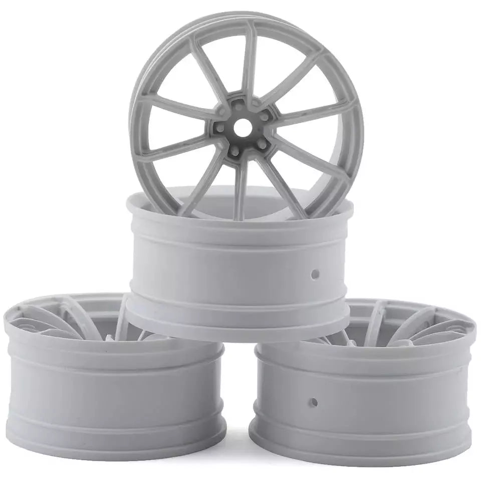 MST GTR Wheel Set (4) (9mm Offset) w/12mm Hex: Assorted