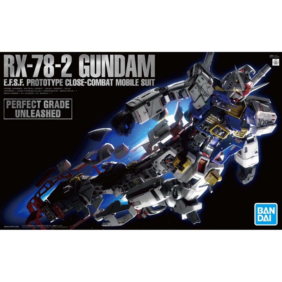 PG 1/60 Unleashed RX-78-2 Gundam #5060765 by Bandai