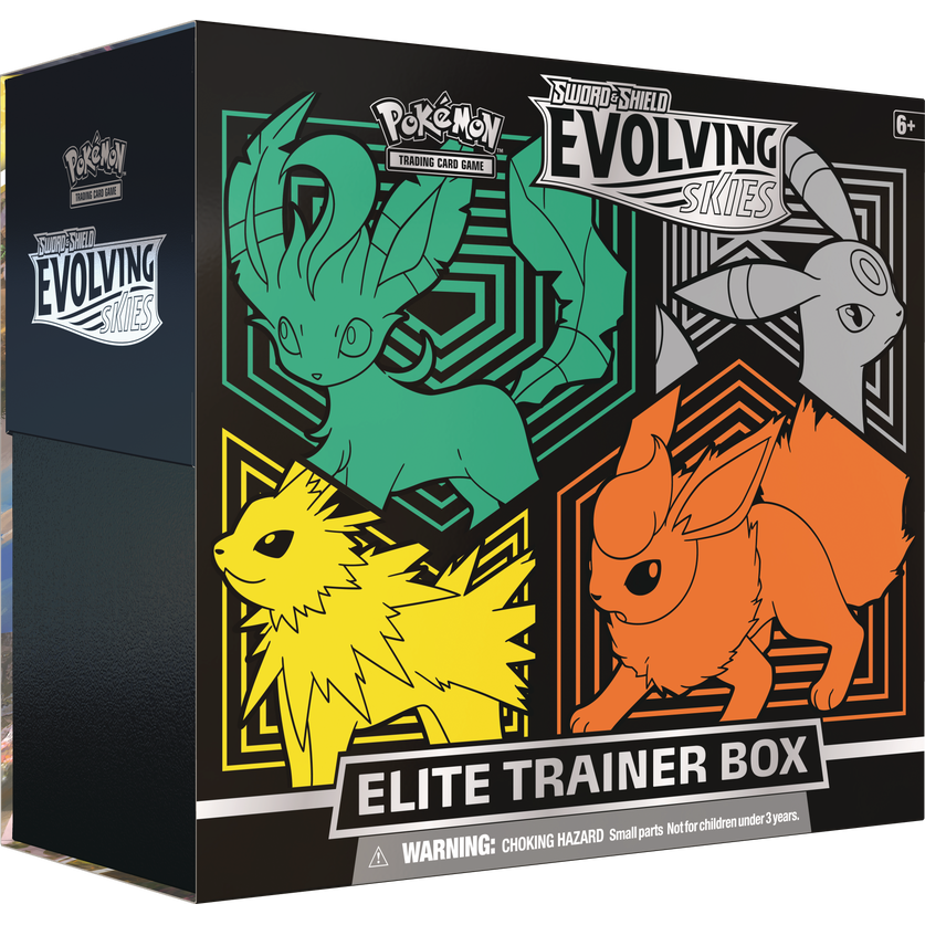 Pokemon Sword and Shield EVOLVING SKIES Elite Trainer Box