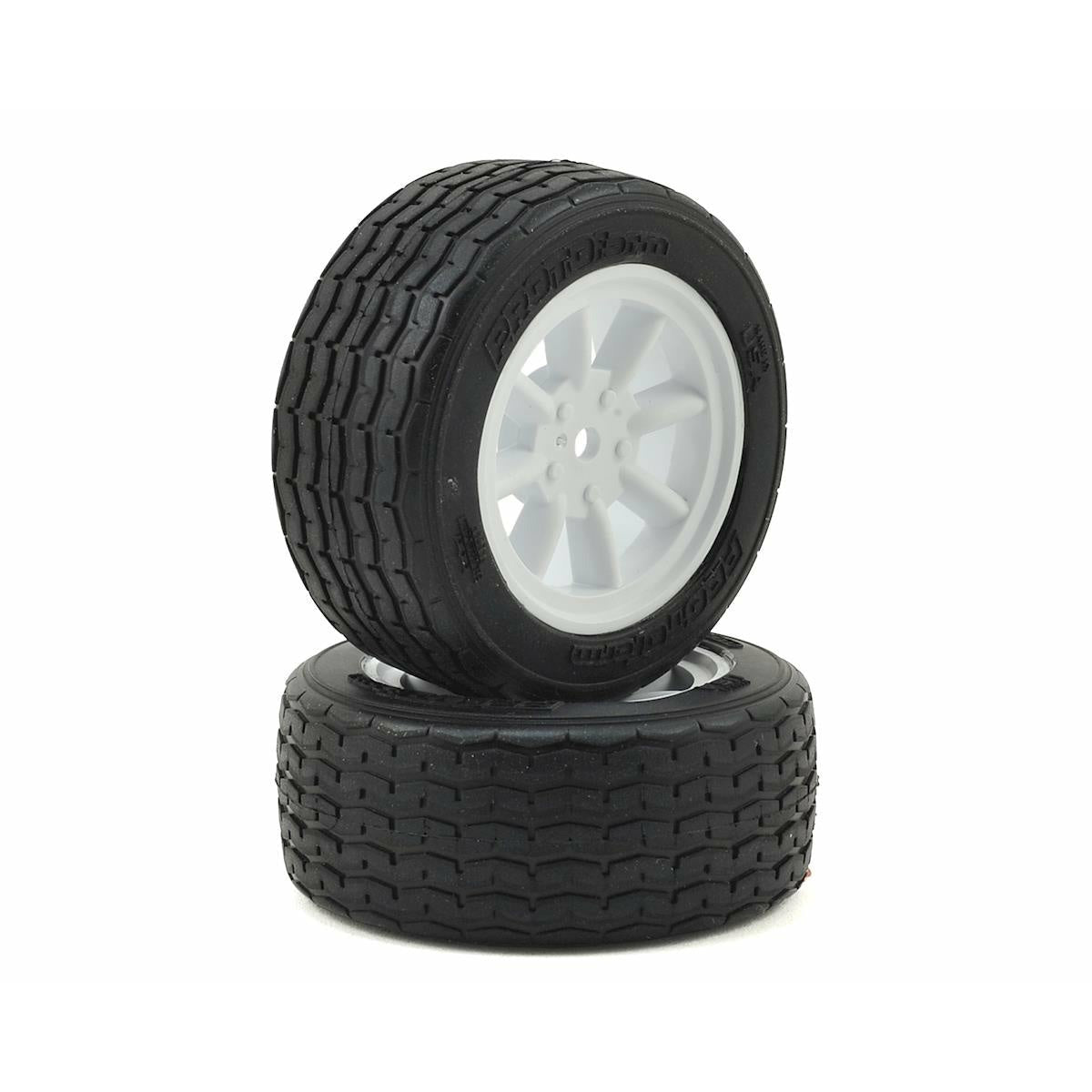 Tires Mounted Front VTA (2): 26mm - White Wheels