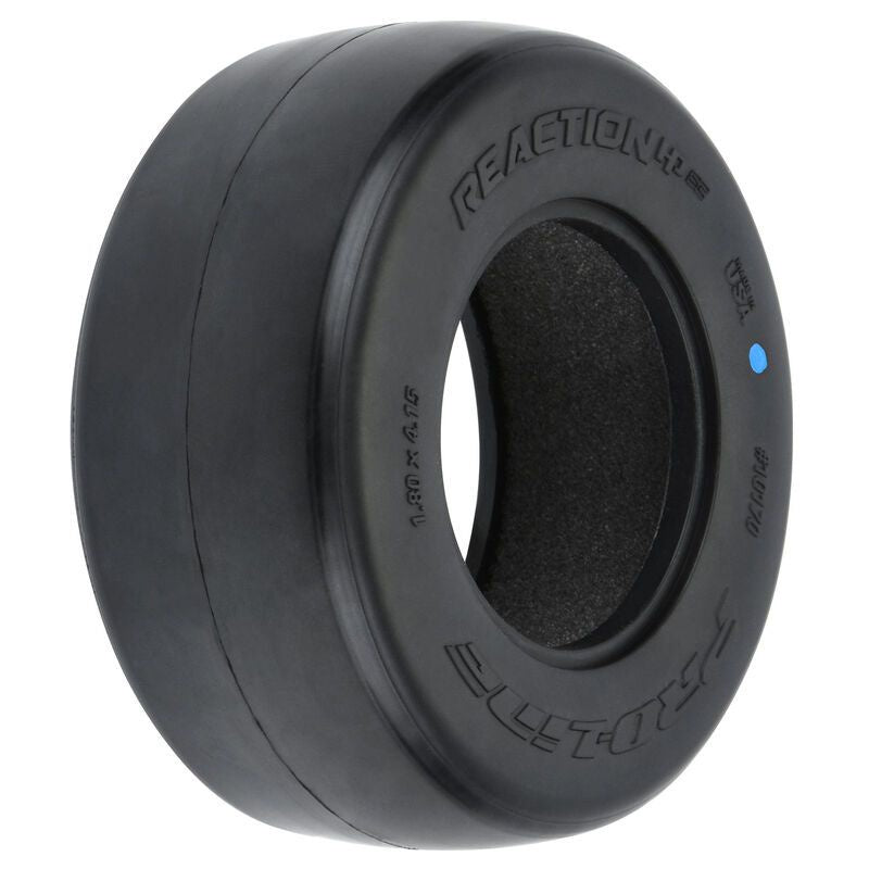 Pro-Line Reaction HP Belted Drag Slick 2.2/3.0 SCT Rear Tires (2) (Ultra Blue) PRO10170-03