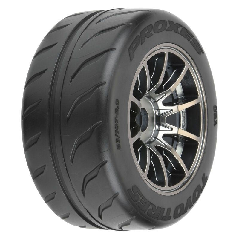 Pro-Line Toyo Proxes R888R 2.9" 53/107 Belted Pre-mounted Tires Rear (2) (S3) w/Spectre Wheels - PRO10200-11