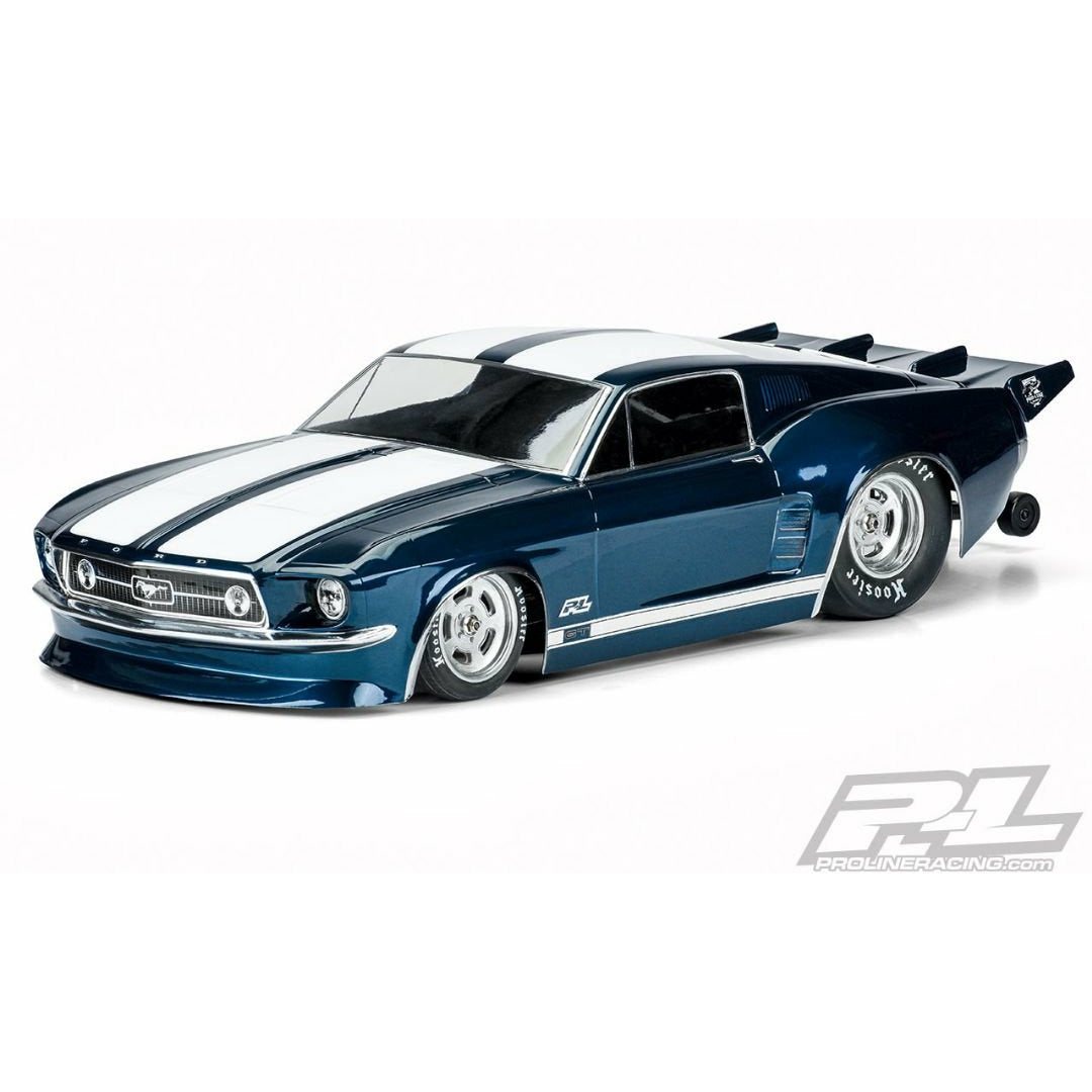 1967 Ford Mustang Clear Body Losi 22S, Slash, DR10 drag PRO3573-00