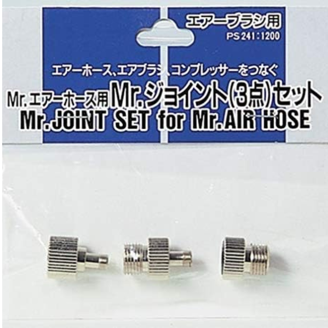 Mr. Hobby "Joints for Air Hose" (Contains 3  Adapters) #PS241