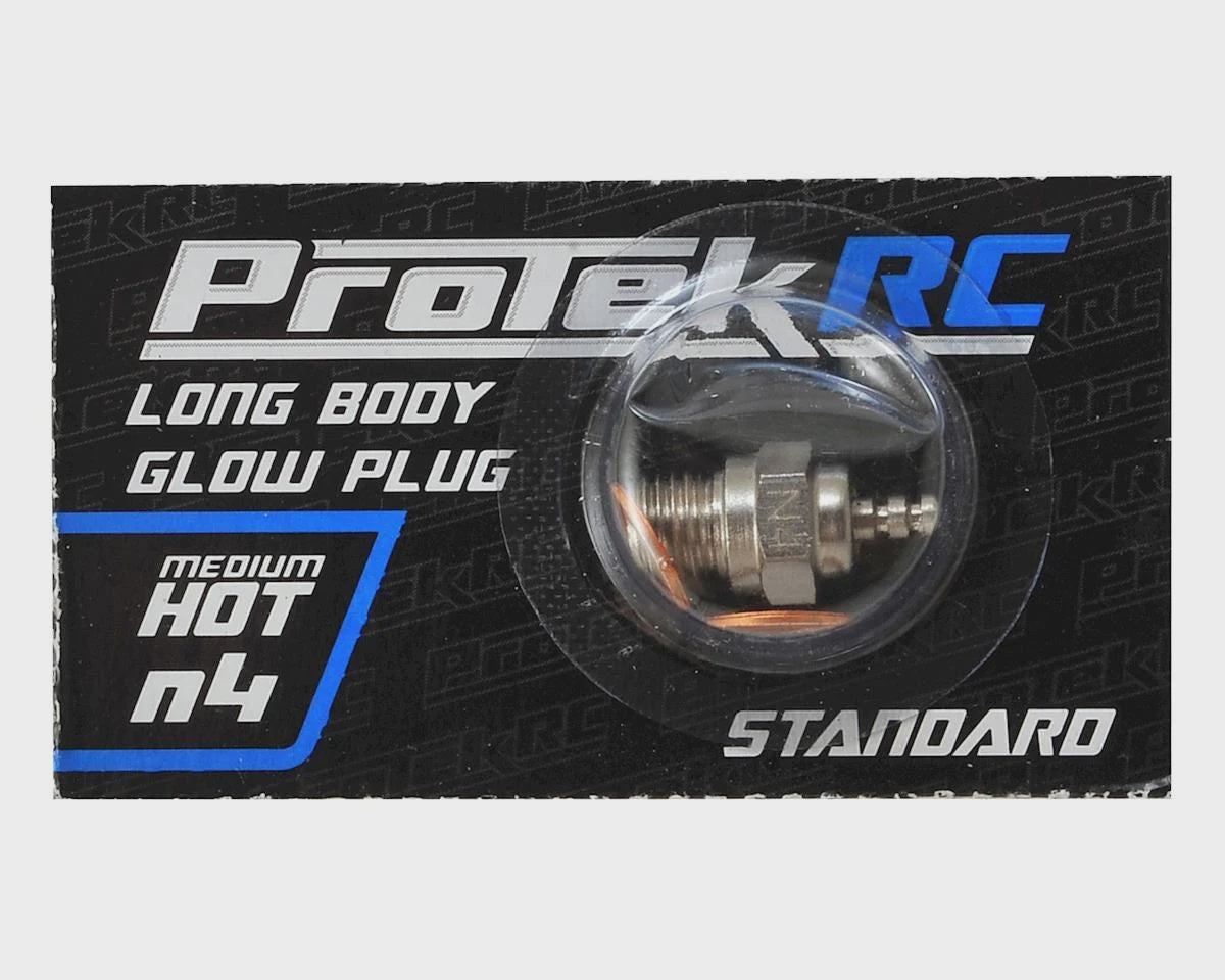 ProTek RC N4 Medium Hot Standard Glow Plug (.12, .15 to .28 Engines) - PTK-2554