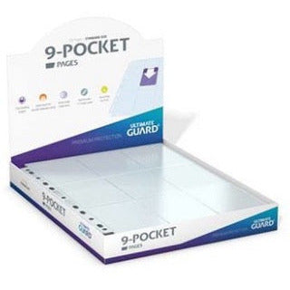 Card Protector 9 Pocket Sheet BOX of 100