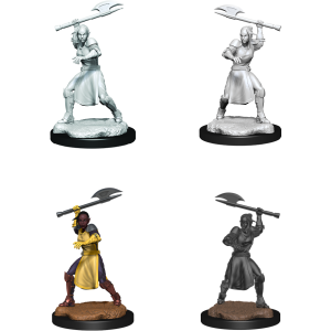 Critical Role Unpainted Mini - Half-Elf Echo Knight and Echo Female 90379