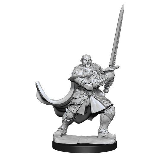 D&D Unpainted Mini - Male Half-Orc Male 90307