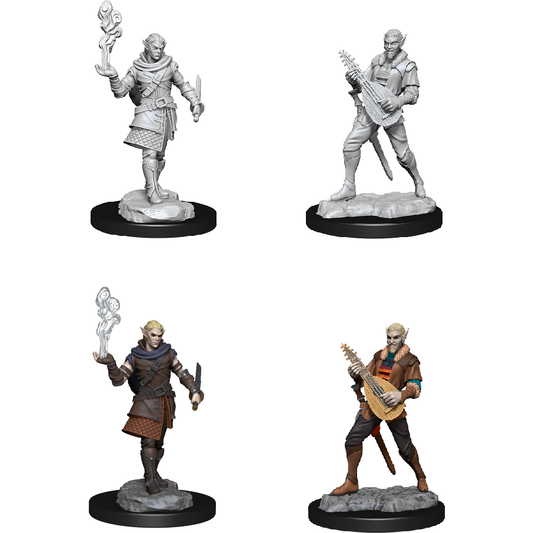 Critical Role Unpainted Mini - Pallid Elf Rogue/Bard Male 90381