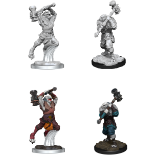 Critical Role Unpainted Mini  - Ravenite Half-Dragon Female 90384