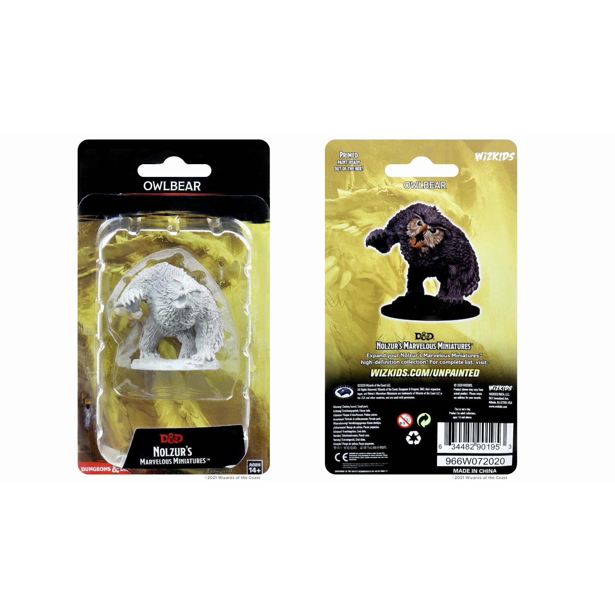 D&D Unpainted Mini - Owlbear 90195