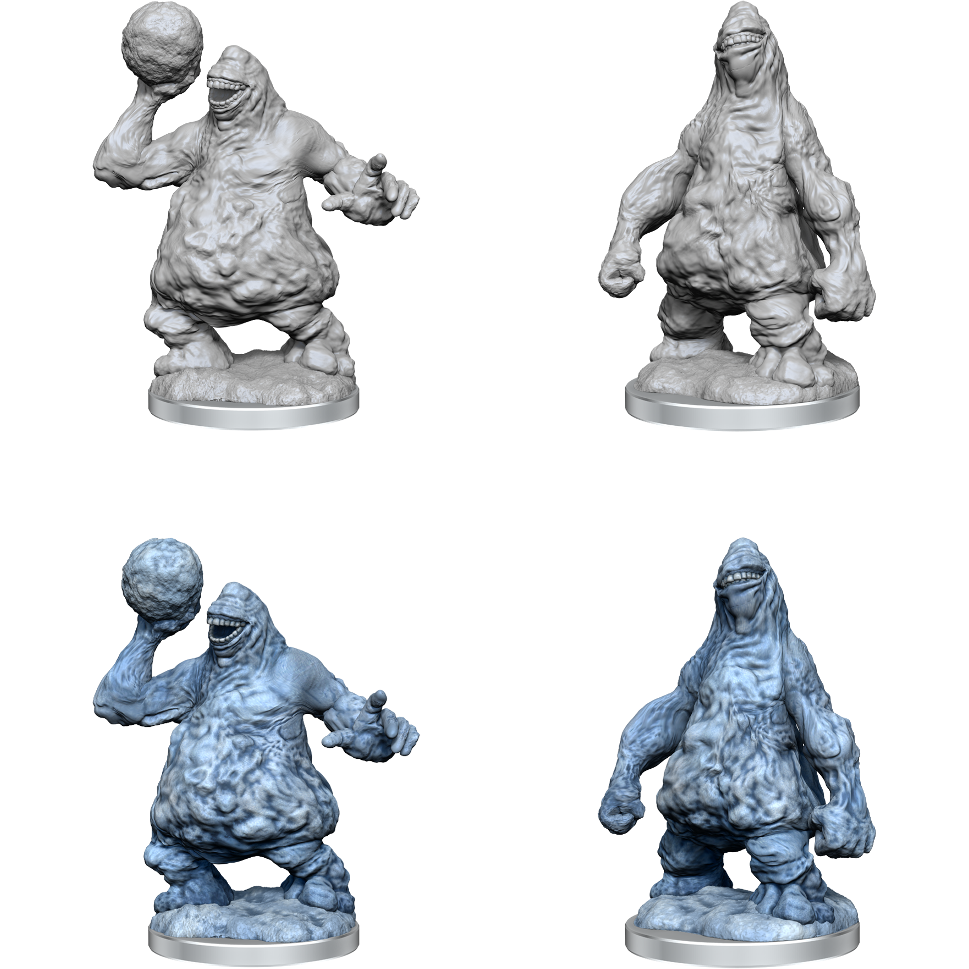 D&D Unpainted Mini - Snow Golems 90417