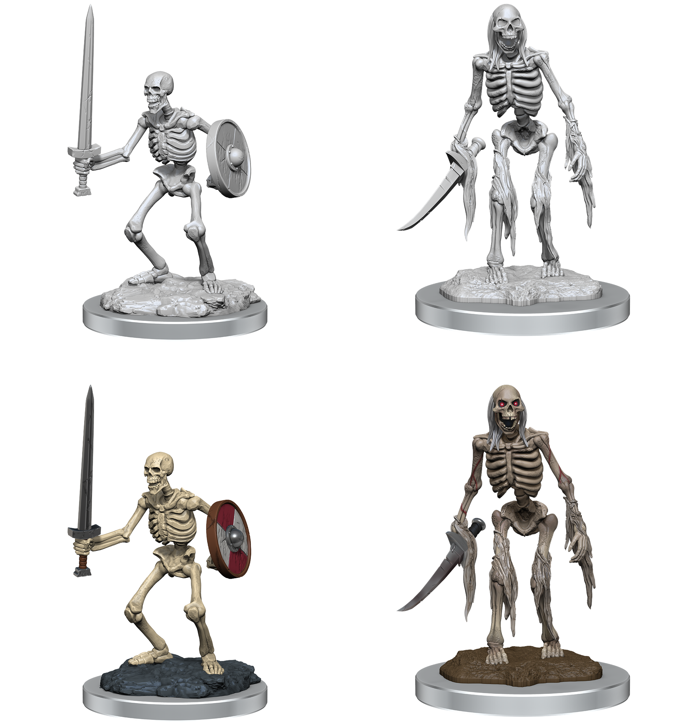 D&D Unpainted Mini - Skeletons 90533