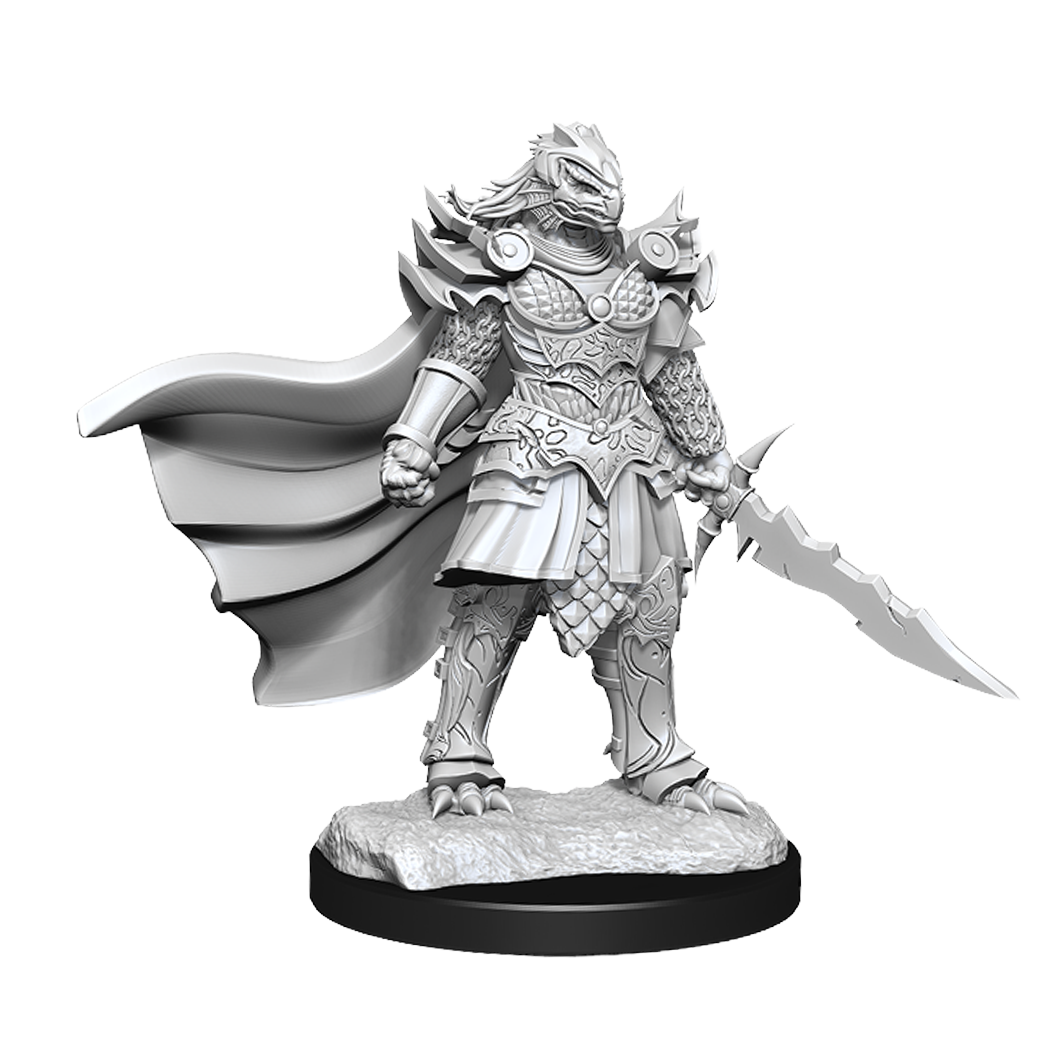 D&D Unpainted Mini - Dragonborn Female Fighter 90302