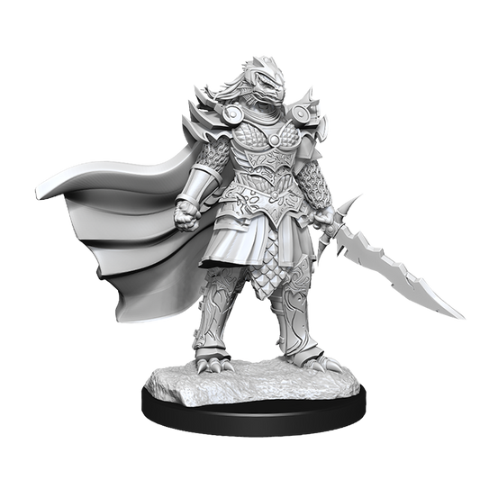 D&D Unpainted Mini - Dragonborn Female Fighter 90302
