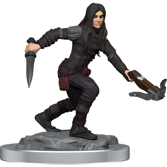 D&D Unpainted Mini - Half-Elf Rogue Female 90485