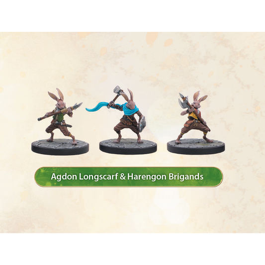 D&D Unpainted Mini - Agdon/Harengon Brigand 71137