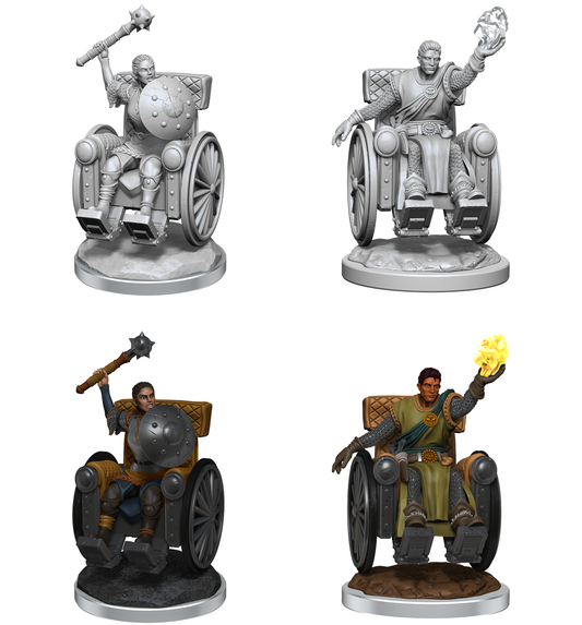 D&D Unpainted Mini - Human Clerics 90523