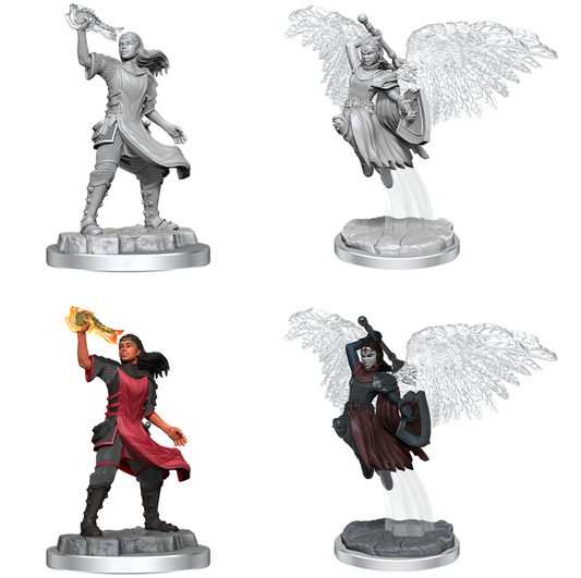 D&D Unpainted Mini -  Aasimar Cleric Female 90409