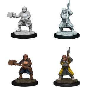 Critical Role Unpainted Mini  - Dwarf Dwendalian Empire Fighter Female 90383