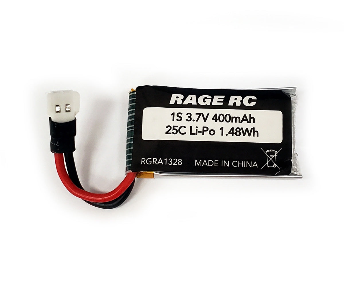 RageRC 1S 3.7V 400mAh Lipo Battery - RGRA1328