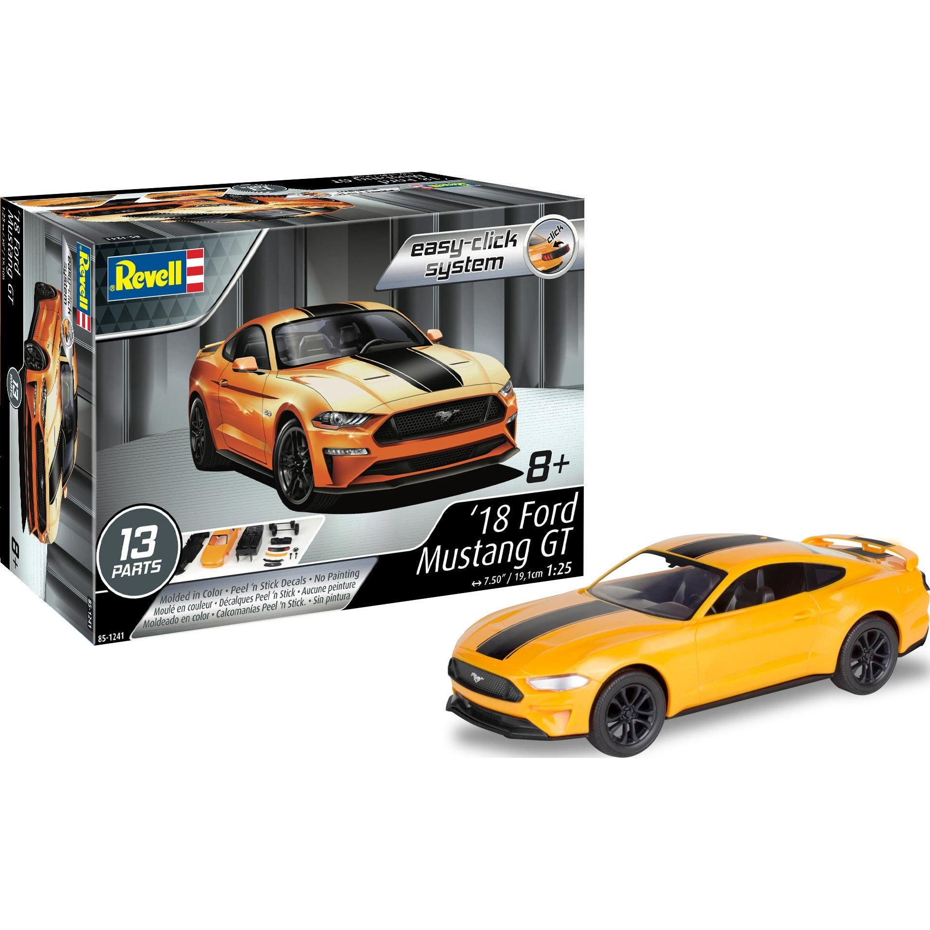 2018 Ford Mustang GT Easy Click 1/25 #1241 by Revell