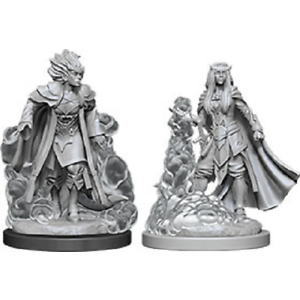 D&D Unpainted Mini - Female Tiefling Sorcerer 90059
