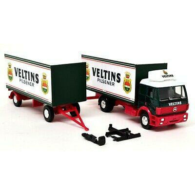 Herpa Wagener Miniature Vehicle 1:87 (HO) #826066 Veltins Pilsner Beer Truck with Trailer