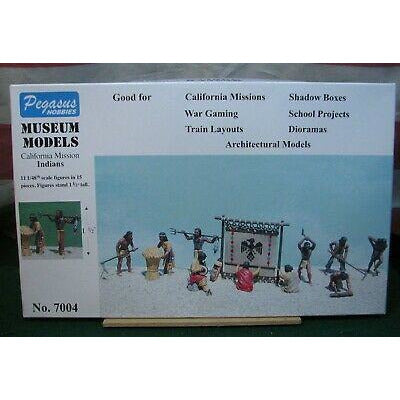 California Mission Indians 1/48 Figure Kit by Pegasus Hobbies