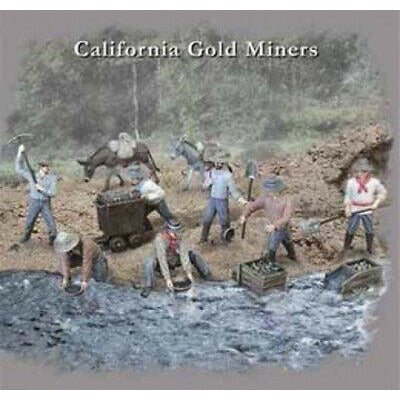 California Gold Miners 1/72 Figure Kit by Pegasus Hobbies
